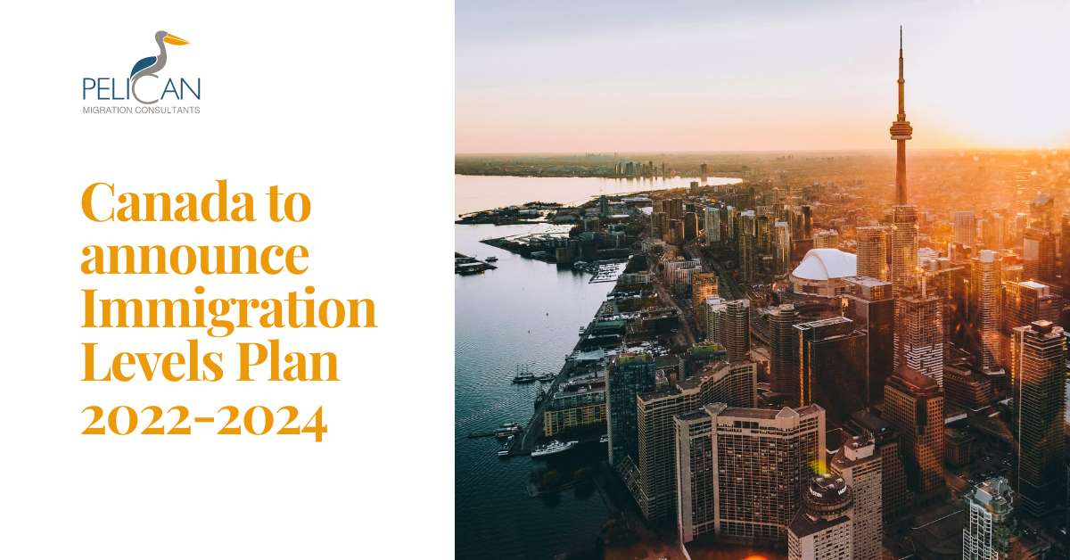 Canada to announce Immigration Levels Plan 20222024